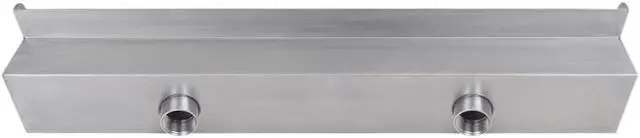 Alt view image 3 of 13 - vidaXL Pool Fountain Spillway Waterfall Fountain for Garden Pond Stainless Steel