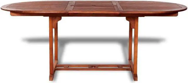 Alt view image 3 of 12 - vidaXL Outdoor Dining Table Extendable Garden Patio Table Solid Acacia Wood