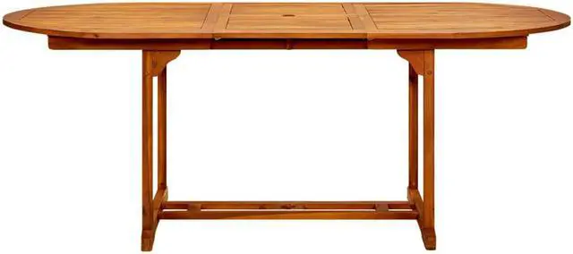 Main image of vidaXL Outdoor Dining Table Extendable Garden Patio Table Solid Acacia Wood