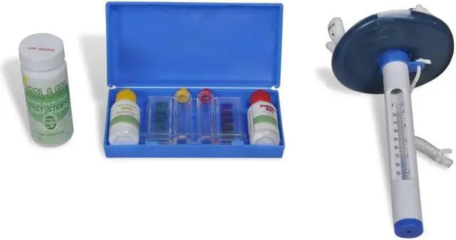 Alt view image 2 of 11 - vidaXL Pool Clean Set Pool Cleaning Kit Maintenance Kit Vacuum Skimmer Brush