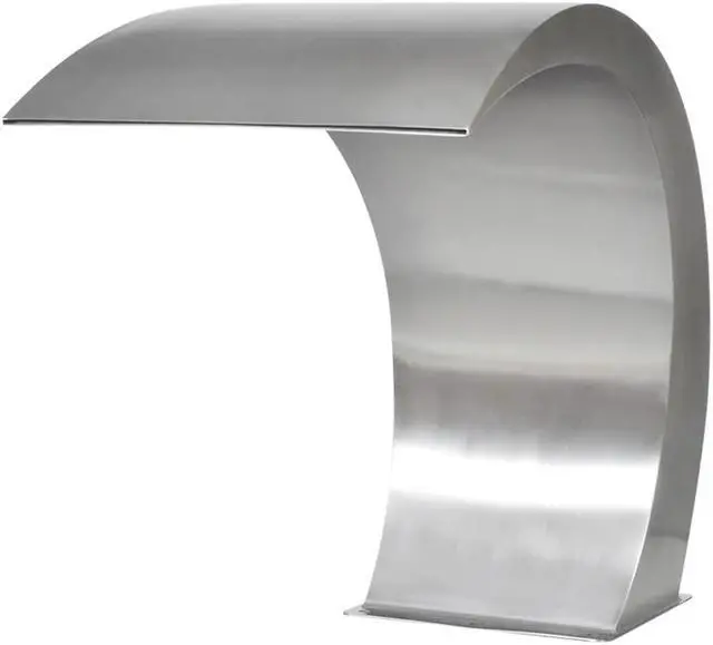Alt view image 14 of 15 - vidaXL Waterfall Pool Fountain Stainless Steel Descent Pond Garden Outdoor