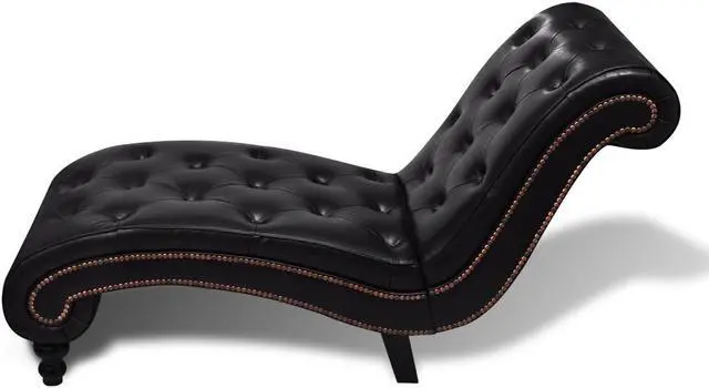 Alt view image 2 of 13 - vidaXL Chaise Longue Padded Recliner Chair Lounge Sofa Chair Brown Faux Leather