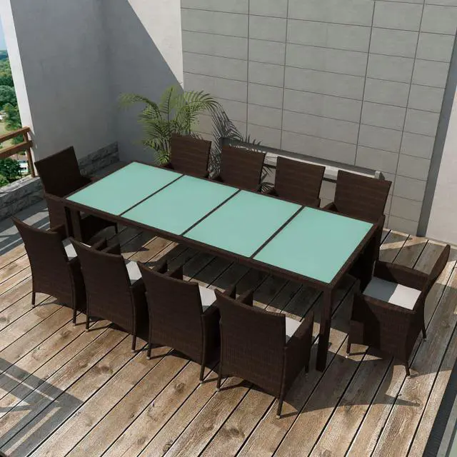 Main image of vidaXL Patio Dining Set 5 Piece Outdoor Dining Table Set Steel Anthracite