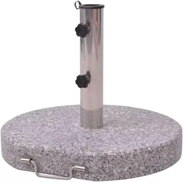 Main image of vidaXL Umbrella Base Patio Parasol Stand for Poles of 1.5"/1.9" Granite 66.1 lb