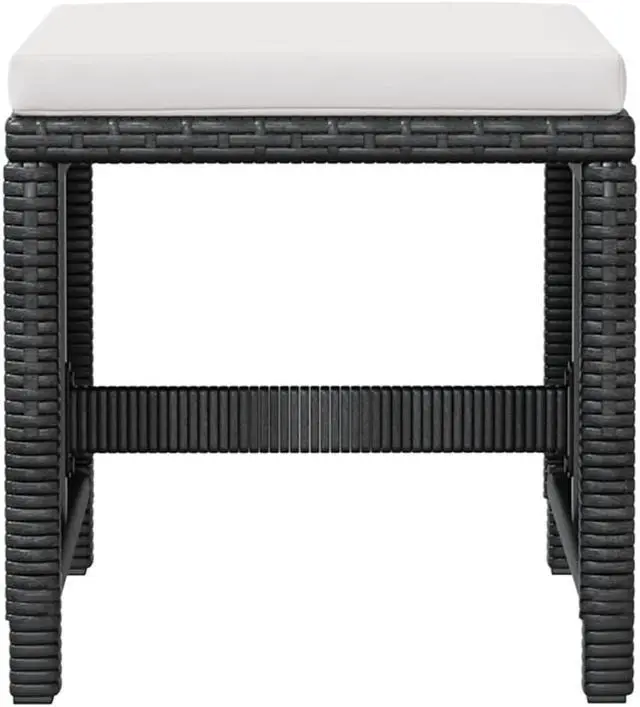Alt view image 7 of 7 - vidaXL Patio Furniture Set Outdoor Table and Chair 13 Piece Acacia Wood Black