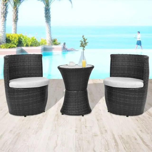 Alt view image 2 of 13 - vidaXL Folding Sun Lounger Plastic White