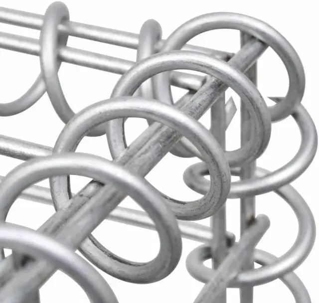 Alt view image 5 of 11 - vidaXL Gabion Basket 47.2"x19.7" Patio Planter Fence Raised Vegetable Bed