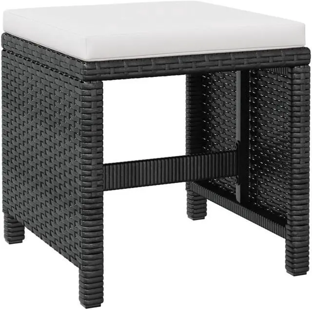 Alt view image 6 of 7 - vidaXL Patio Dining Set 9 Piece Outdoor Table and Chair Acacia Wood Black