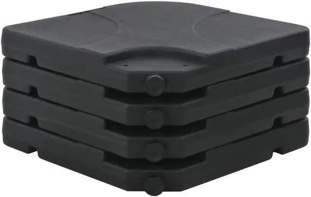 Alt view image 5 of 10 - vidaXL Umbrella Base Patio Parasol Stand Parasol Base for Garden Porch Black