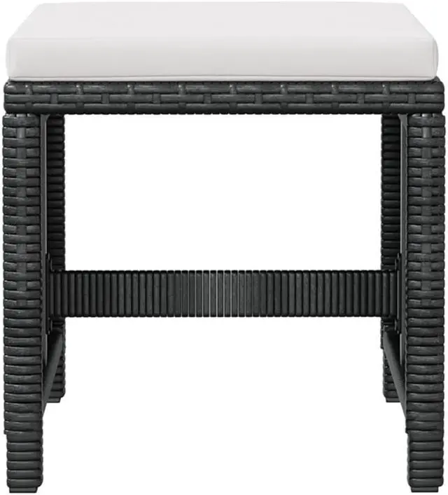 Alt view image 7 of 7 - vidaXL Patio Furniture Set Outdoor Table and Chair 11 Piece Acacia Wood Black