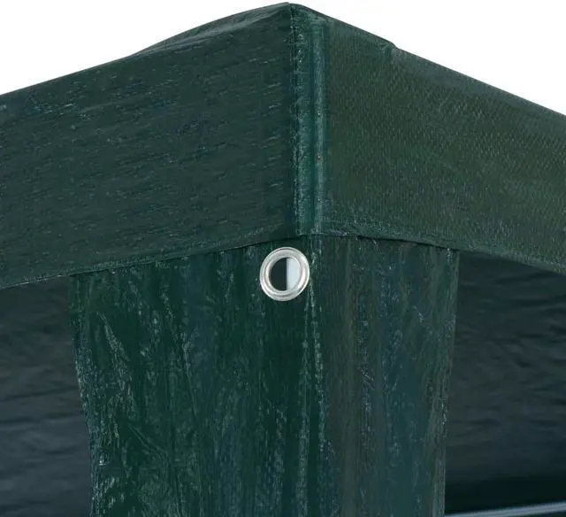 Alt view image 5 of 11 - vidaXL Party Tent Outdoor Canopy Tent Patio Gazebo Marquee Sunshade PE Green