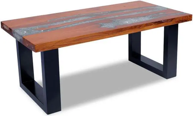 Alt view image 3 of 12 - vidaXL Coffee Table Round End Side Table Living Room Furniture Teak Resin