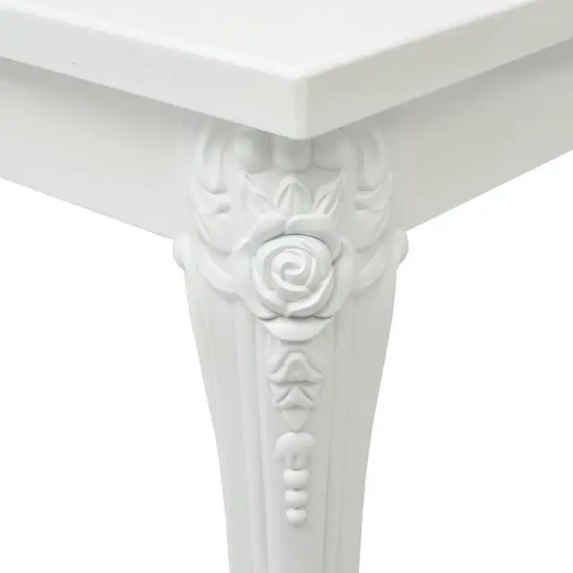 Alt view image 9 of 14 - vidaXL Coffee Table End Table with Plastic Legs Side Table High Gloss White