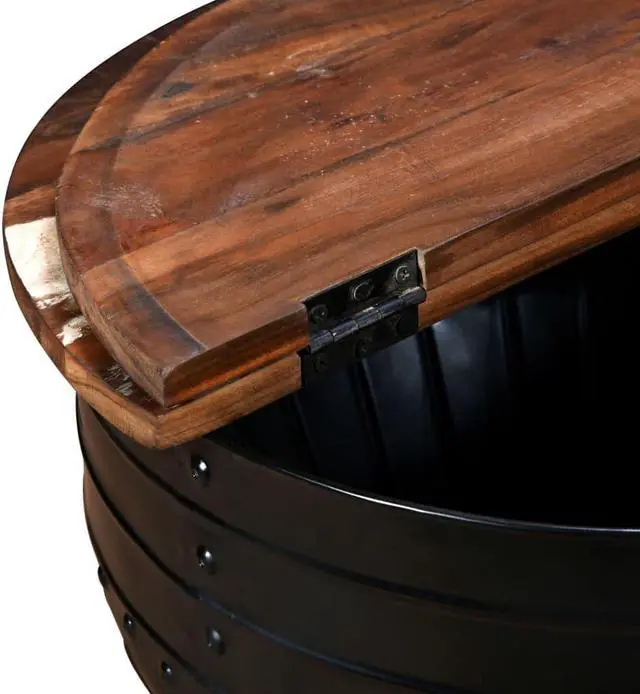 Alt view image 7 of 11 - vidaXL Coffee Table Set 2 Piece Bowl-shaped End Table Solid Wood Reclaimed