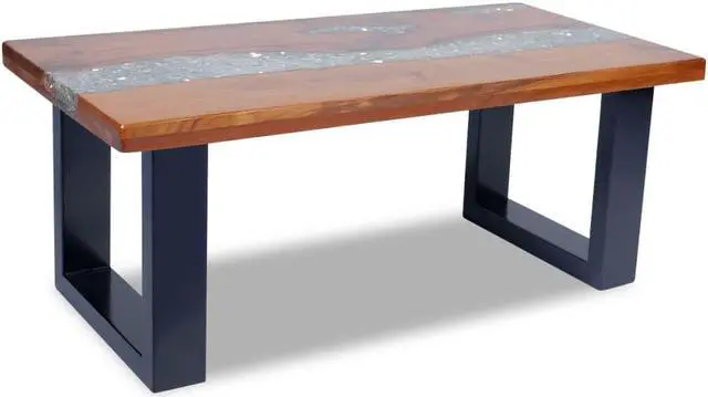 Alt view image 7 of 12 - vidaXL Coffee Table Round End Side Table Living Room Furniture Teak Resin