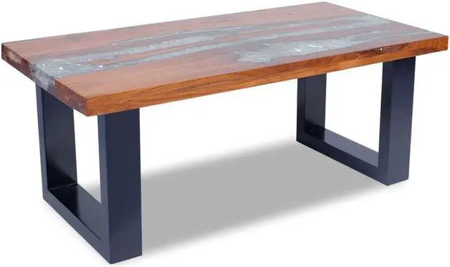 Alt view image 6 of 12 - vidaXL Coffee Table Round End Side Table Living Room Furniture Teak Resin