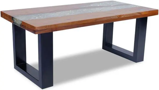 Alt view image 5 of 12 - vidaXL Coffee Table Round End Side Table Living Room Furniture Teak Resin