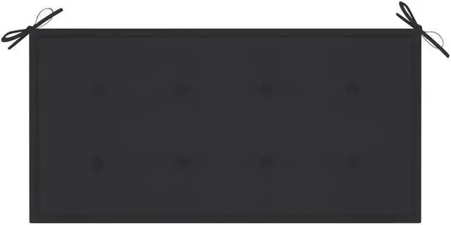 Alt view image 3 of 12 - vidaXL Garden Bench Cushion Anthracite 100x50x4 cm Oxford Fabric