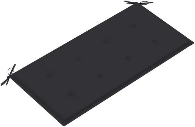 Alt view image 2 of 12 - vidaXL Garden Bench Cushion Anthracite 100x50x4 cm Oxford Fabric