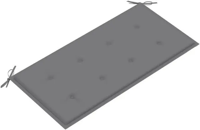 Main image of vidaXL Garden Bench Cushion Grey 100x50x4 cm Oxford Fabric