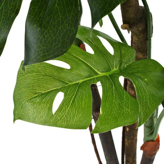 Alt view image 2 of 8 - vidaXL Artificial Plant Green Wooden stems 51.2 in Decorative Inlays