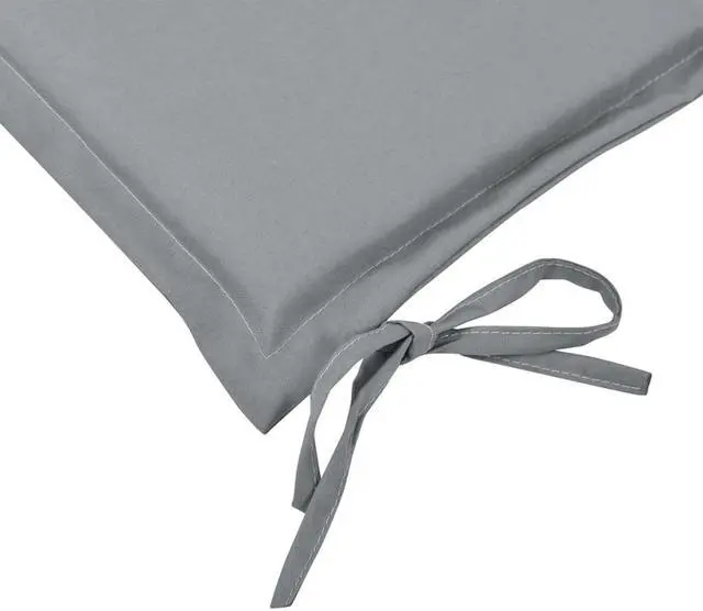 Alt view image 10 of 12 - vidaXL Garden Bench Cushion Grey 150x50x4 cm Oxford Fabric