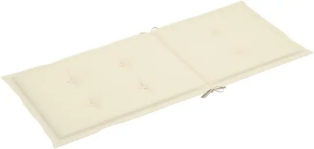 Alt view image 4 of 11 - vidaXL Chair Cushion 4 Pcs Outdoor Garden High Back Chair Cushion Gray Fabric