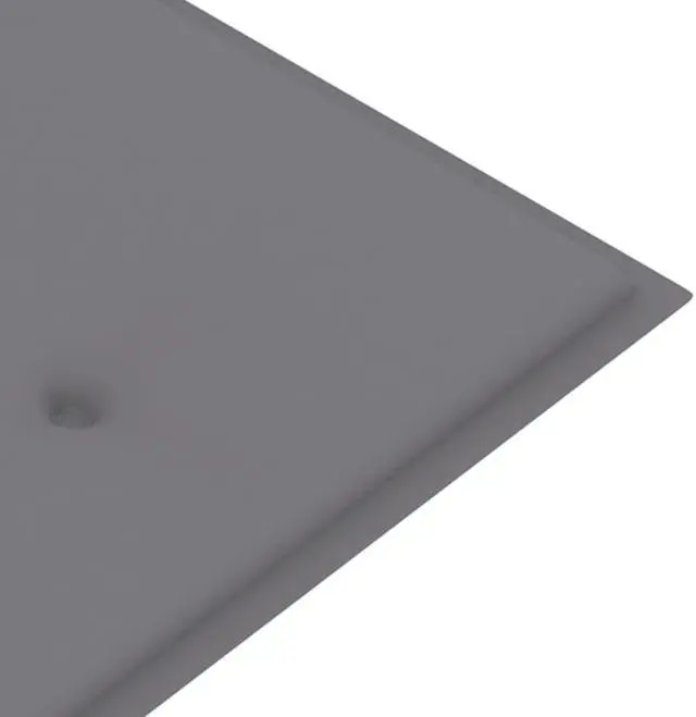 Alt view image 4 of 12 - vidaXL Bench Cushion Water Repellent Garden Seat Cushion Gray Oxford Fabric