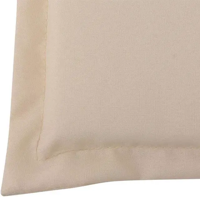 Alt view image 3 of 12 - vidaXL Bench Cushion Water Repellent Garden Seat Cushion Cream Oxford Fabric