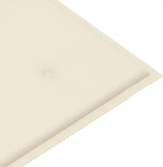Alt view image 7 of 12 - vidaXL Bench Cushion Water Repellent Garden Seat Cushion Cream Oxford Fabric