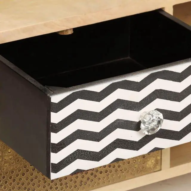 Alt view image 4 of 14 - vidaXL TV Stand TV Unit Sideboard TV Console Media Cabinet Solid Mango Wood
