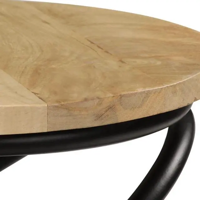 Alt view image 4 of 11 - vidaXL Solid Mango Wood End Table Handmade Coffee Desk Lowboard Couch Stand