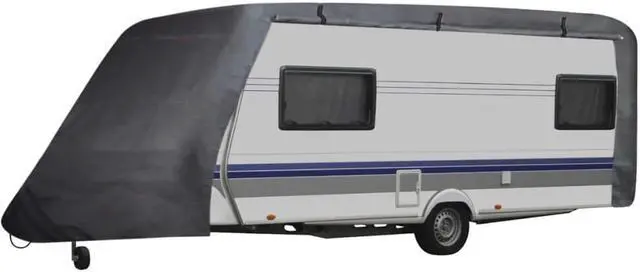 Alt view image 5 of 10 - vidaXL Caravan Cover Gray S