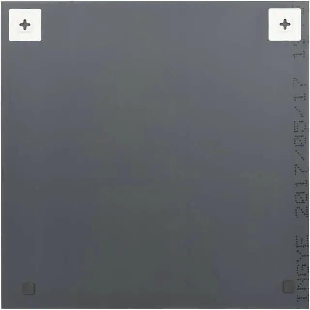 Alt view image 4 of 14 - vidaXL Wall Mirror Transparent Glass 16 x 16 in Minimalistic