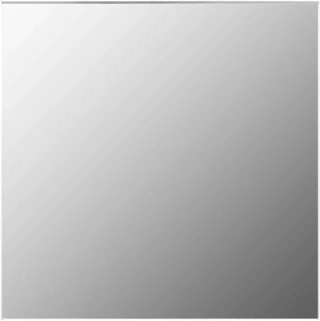 Alt view image 3 of 14 - vidaXL Wall Mirror Transparent Glass 16 x 16 in Minimalistic