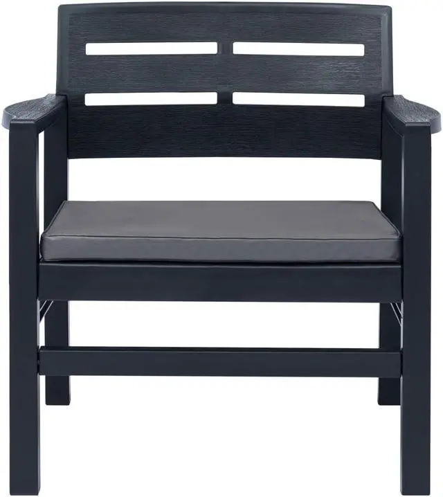 Alt view image 7 of 11 - vidaXL Patio Storage Box Deck Box with Lid Outdoor Garden Cabinet Anthracite