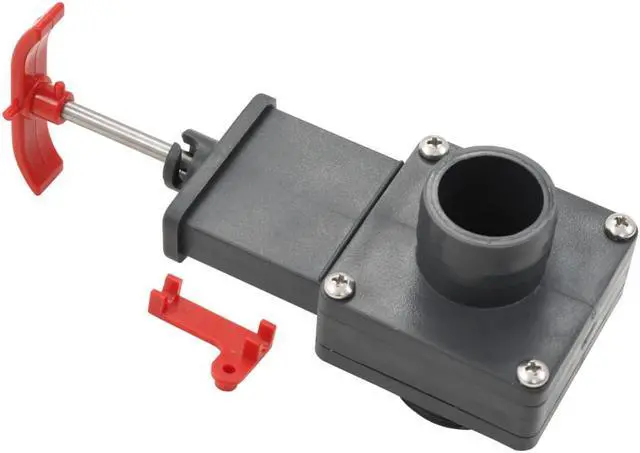 Alt view image 4 of 13 - vidaXL 2x Pool Gate Valve 1.5"  Black Swimming Pool Valve Pool Ball Valves