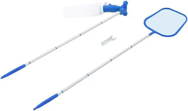 Main image of vidaXL Pool Cleaning Kit Pool Maintenance Kit Care Kit Vacuum Skimmer 2 Piece
