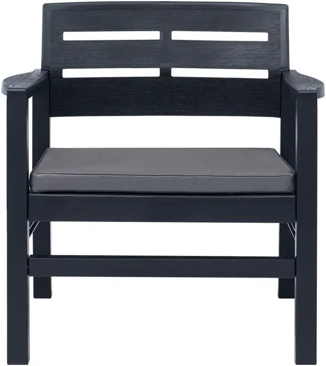 Alt view image 3 of 11 - vidaXL Patio Chair Patio Adirondack Chair for Outdoor Porch Garden Wood Gray