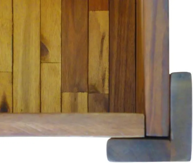 Alt view image 5 of 11 - vidaXL Solid Wood Acacia Raised Garden Raised Bed Flower Bed Outdoor Planter