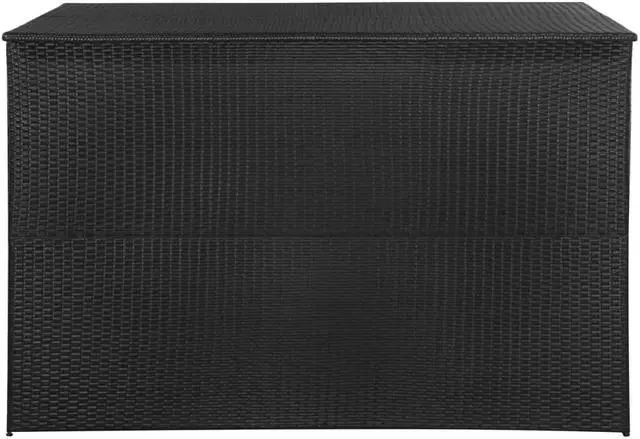 Alt view image 10 of 14 - vidaXL Outdoor Storage Deck Box Chest for Patio Cushions Garden Tools Black