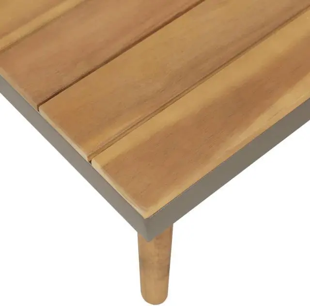 Alt view image 4 of 7 - vidaXLPatio Sofa Set Sectional Sofa Outdoor Furniture 6 Piece Poly Rattan Gray