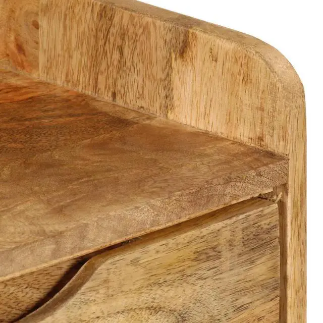 Alt view image 17 of 19 - vidaXL Cabinet Accent Side End Table with Storage Drawers Solid Wood Mango