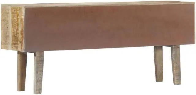 Alt view image 12 of 12 - vidaXL Sideboard Entry Table Buffet Cabinet with Drawers Solid Wood Mango