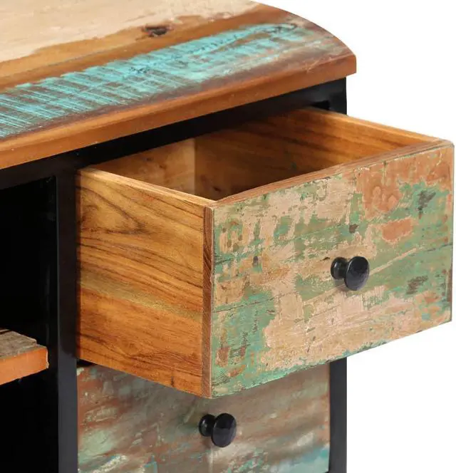 Alt view image 5 of 7 - vidaXL TV Stand TV Unit Sideboard TV Console Cabinet Solid Reclaimed Wood