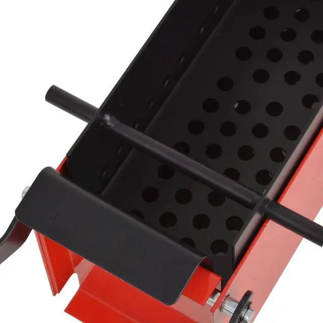 Alt view image 3 of 7 - vidaXL Paper Log Briquette Maker Steel Black and Red Manual Press Machine