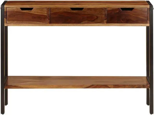 Alt view image 3 of 11 - vidaXL Sideboard Acacia wood color