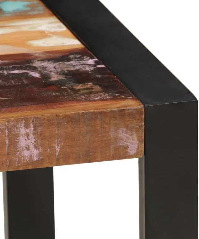 Alt view image 4 of 11 - vidaXL Coffee Table Sofa End Table Side Table Solid Wood Reclaimed 47.2 Inch
