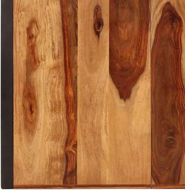 Alt view image 9 of 10 - vidaXL Dining Table 70.9"x35.4"x29.5" Solid Sheesham Wood