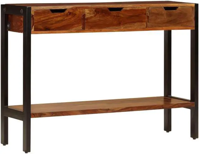 Alt view image 2 of 11 - vidaXL Sideboard Acacia wood color